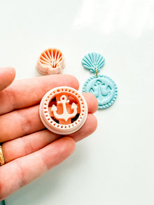 Anchor Shell Duo Cutter: Shell and Medallion Designs for Polymer Clay