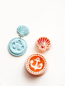 Anchor Shell Duo Cutter: Shell and Medallion Designs for Polymer Clay