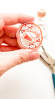 Mermaid Dance Cutter: Tails with Floral and Pearls for Polymer Clay