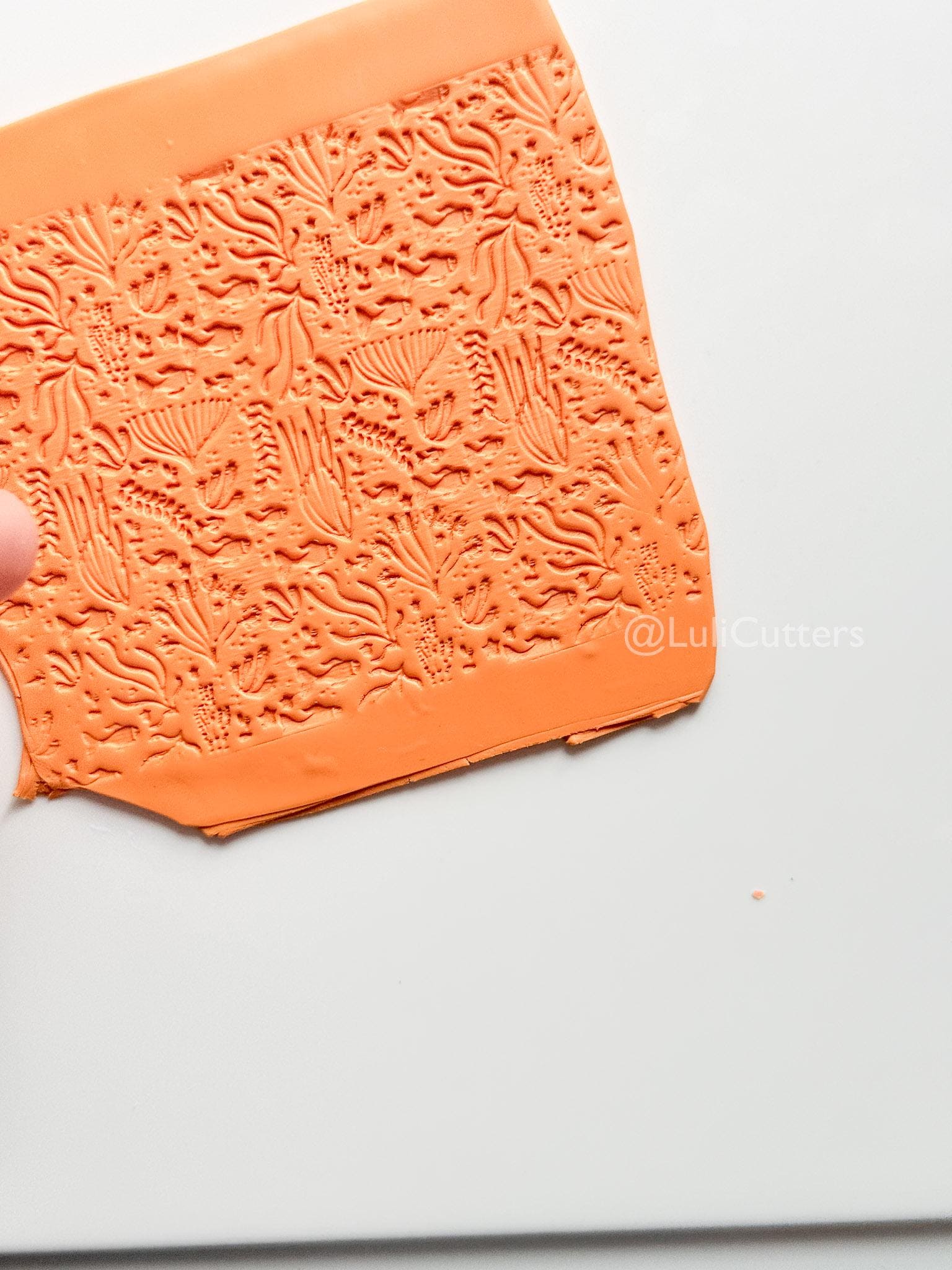 Undersea Ocean Pattern Texture Roller – Pottery Tool, Crafting Supplies