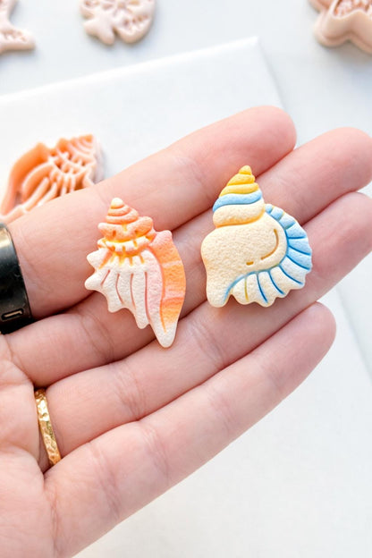 Sea-esta Cutter Set | Conch Shell Shape Tool for Polymer Clay