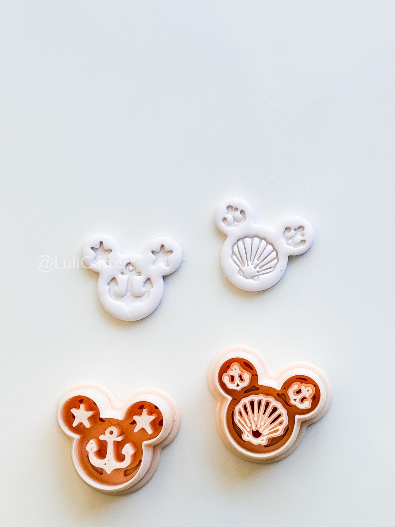 Sailor Mouse Head Cutter: Seafarer Marine Shapes for Polymer Clay
