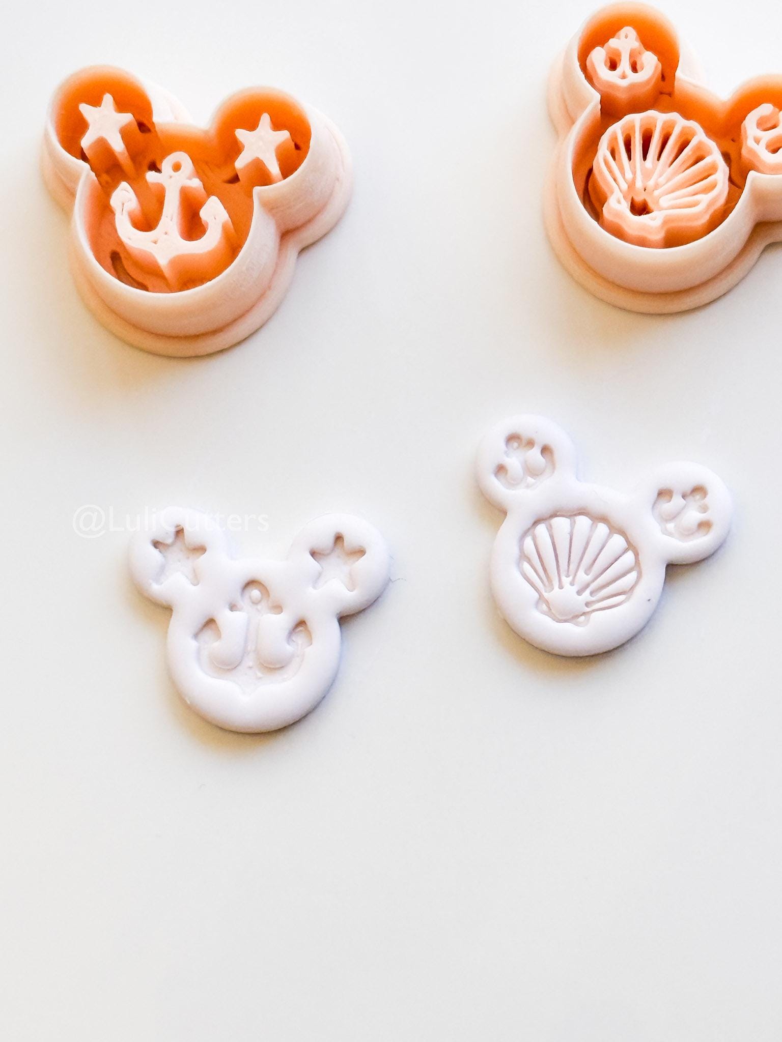 Sailor Mouse Head Cutter: Seafarer Marine Shapes for Polymer Clay