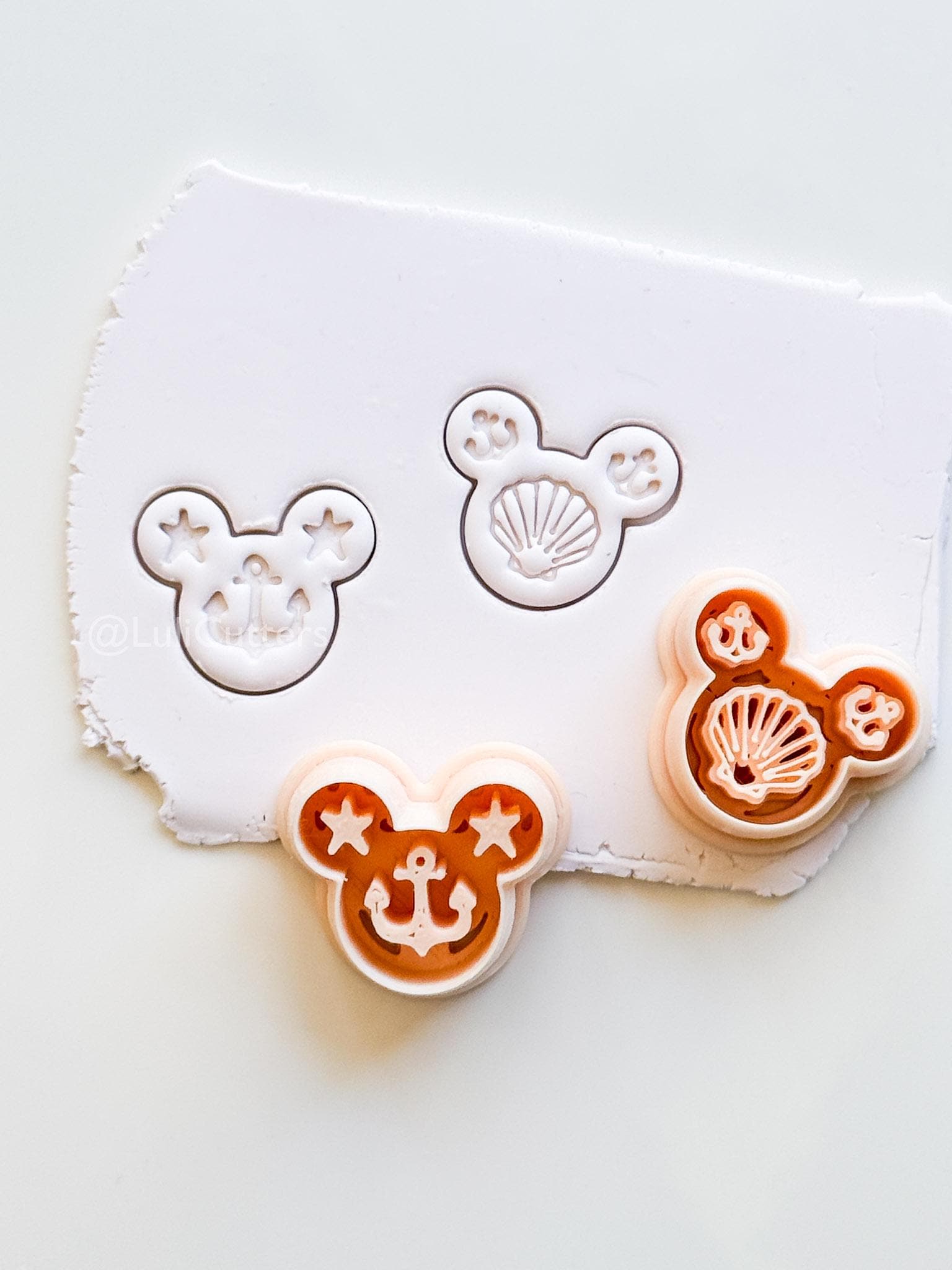 Sailor Mouse Head Cutter: Seafarer Marine Shapes for Polymer Clay