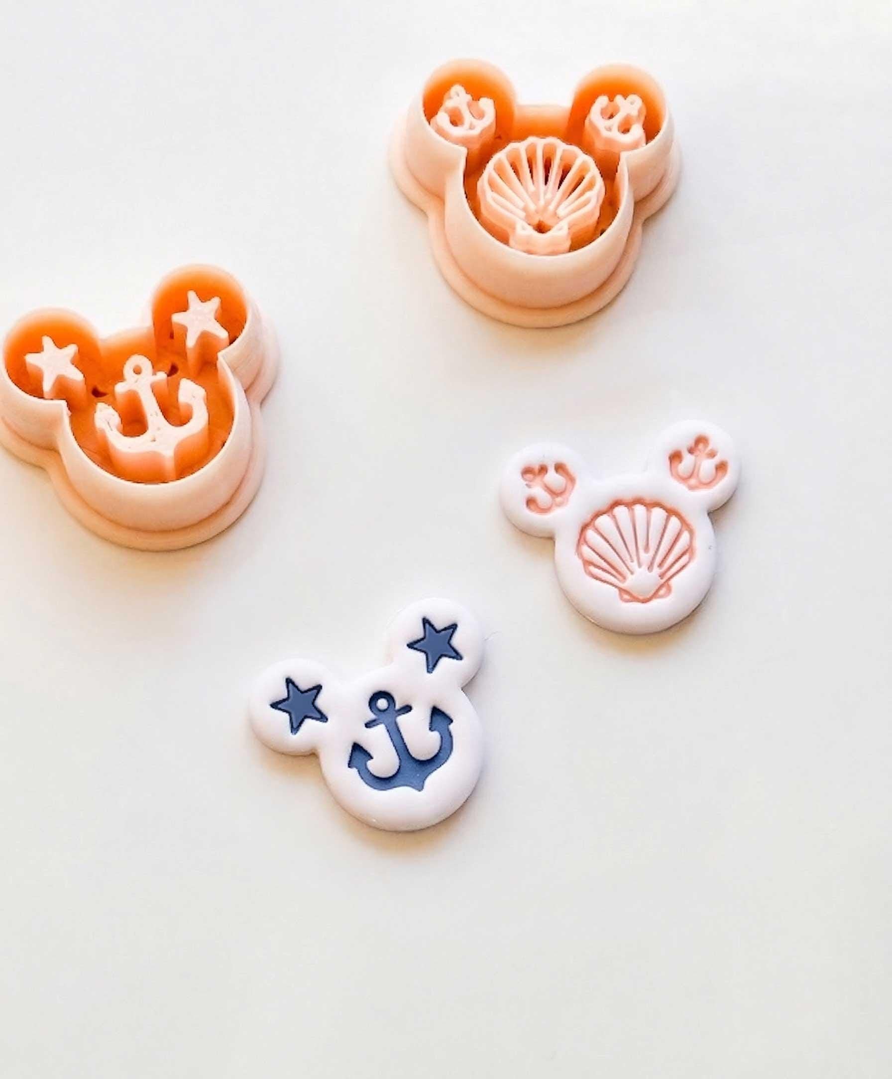 Sailor Mouse Head Cutter: Seafarer Marine Shapes for Polymer Clay