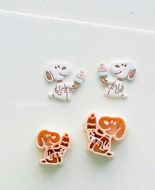 Charlie's Dog Ice Cream Cutter: Canine with Gelato in Summer for Polymer Clay