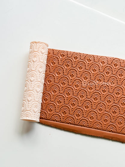 Lace ArchesTexture Roller – Boho Pattern for Polymer Clay Earrings