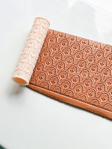 Lace ArchesTexture Roller – Boho Pattern for Polymer Clay Earrings