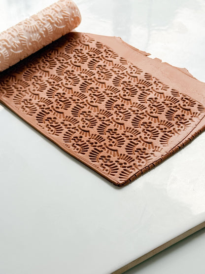 Dainty Eye Pattern Roller: Modern Boho Texture for Polymer Clay