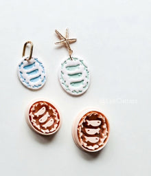 Fish Trio with Corals Cutter: Ocean Impression for Polymer Clay