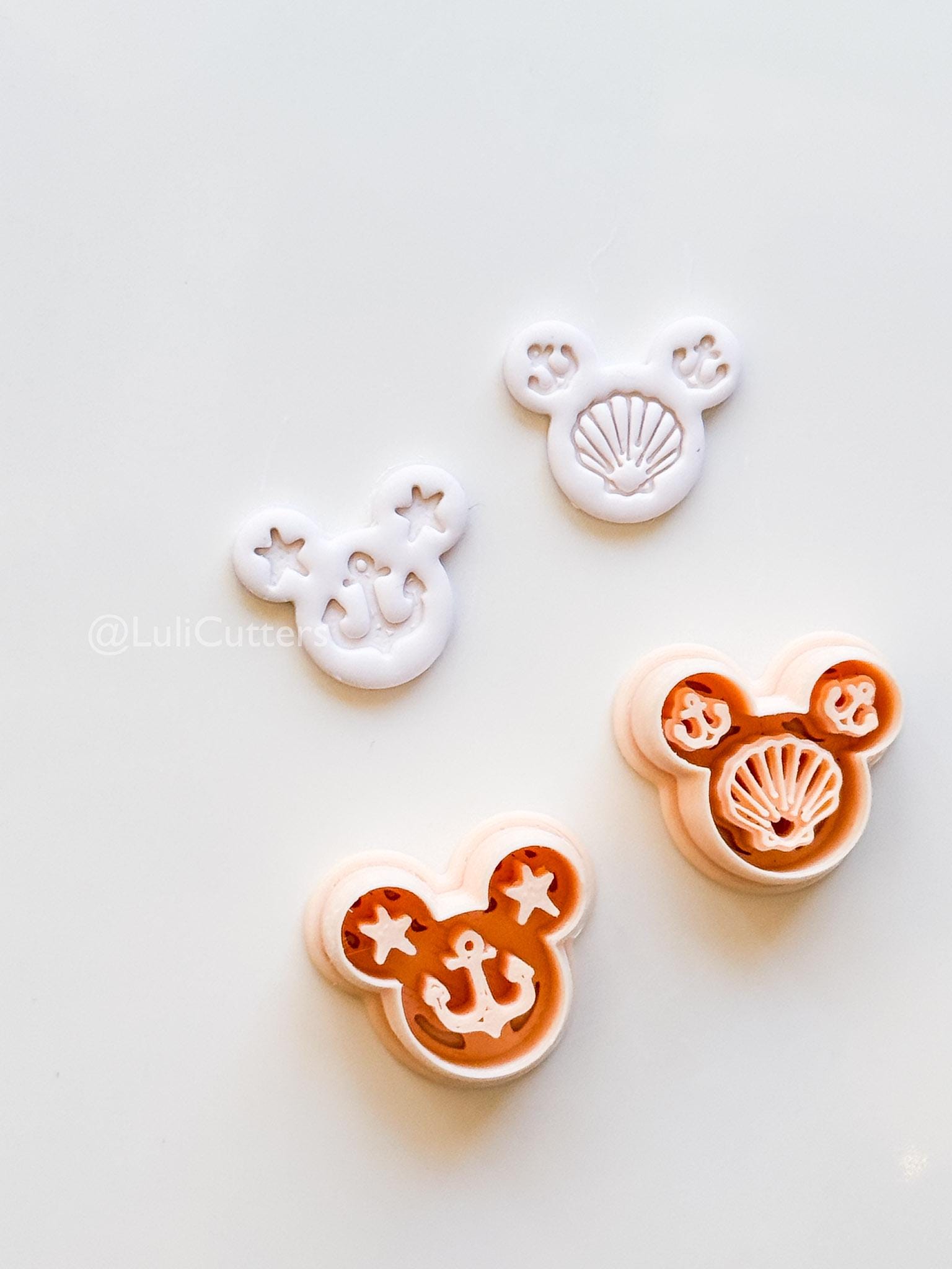 Sailor Mouse Head Cutter: Seafarer Marine Shapes for Polymer Clay