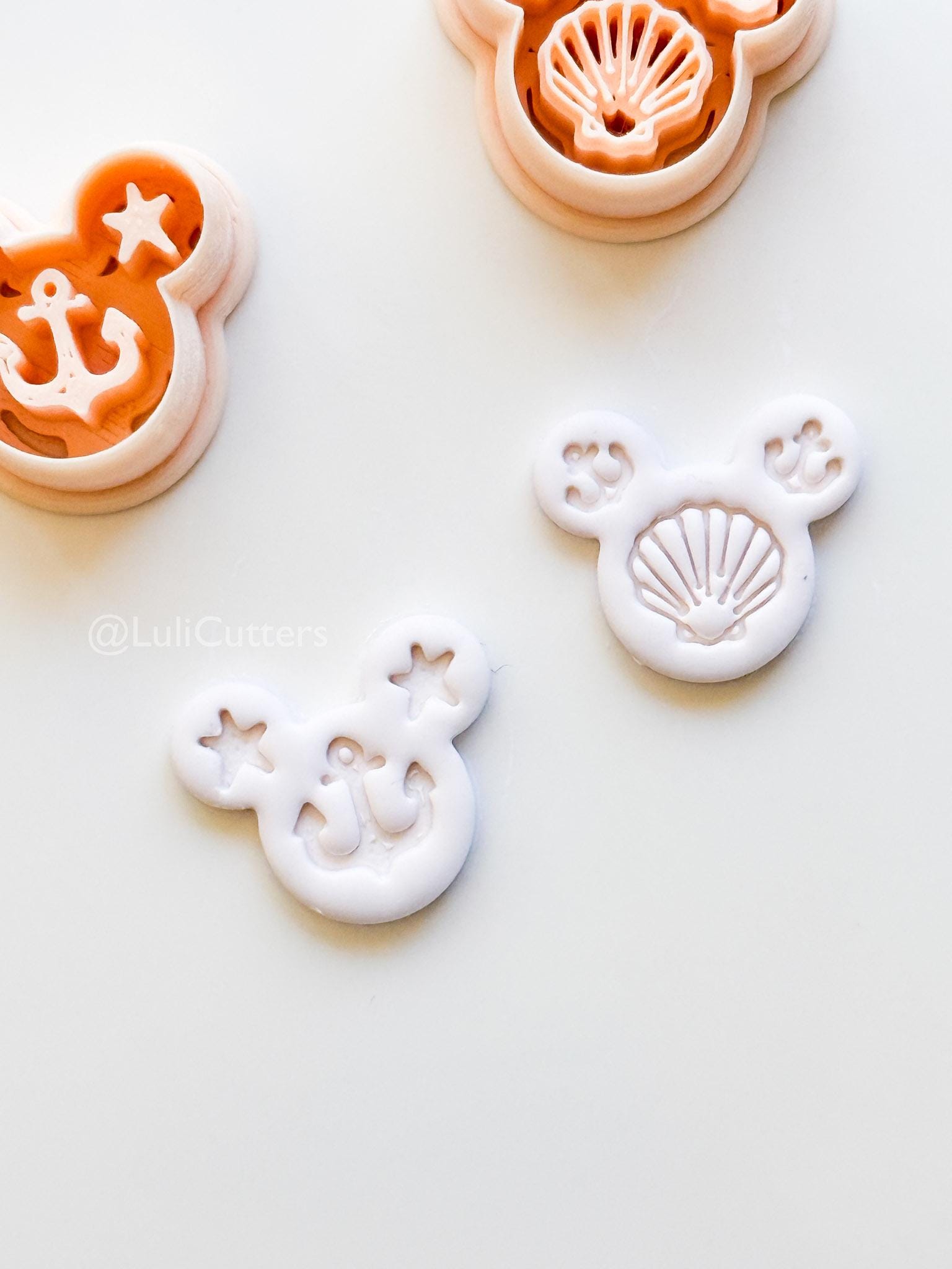 Sailor Mouse Head Cutter: Seafarer Marine Shapes for Polymer Clay
