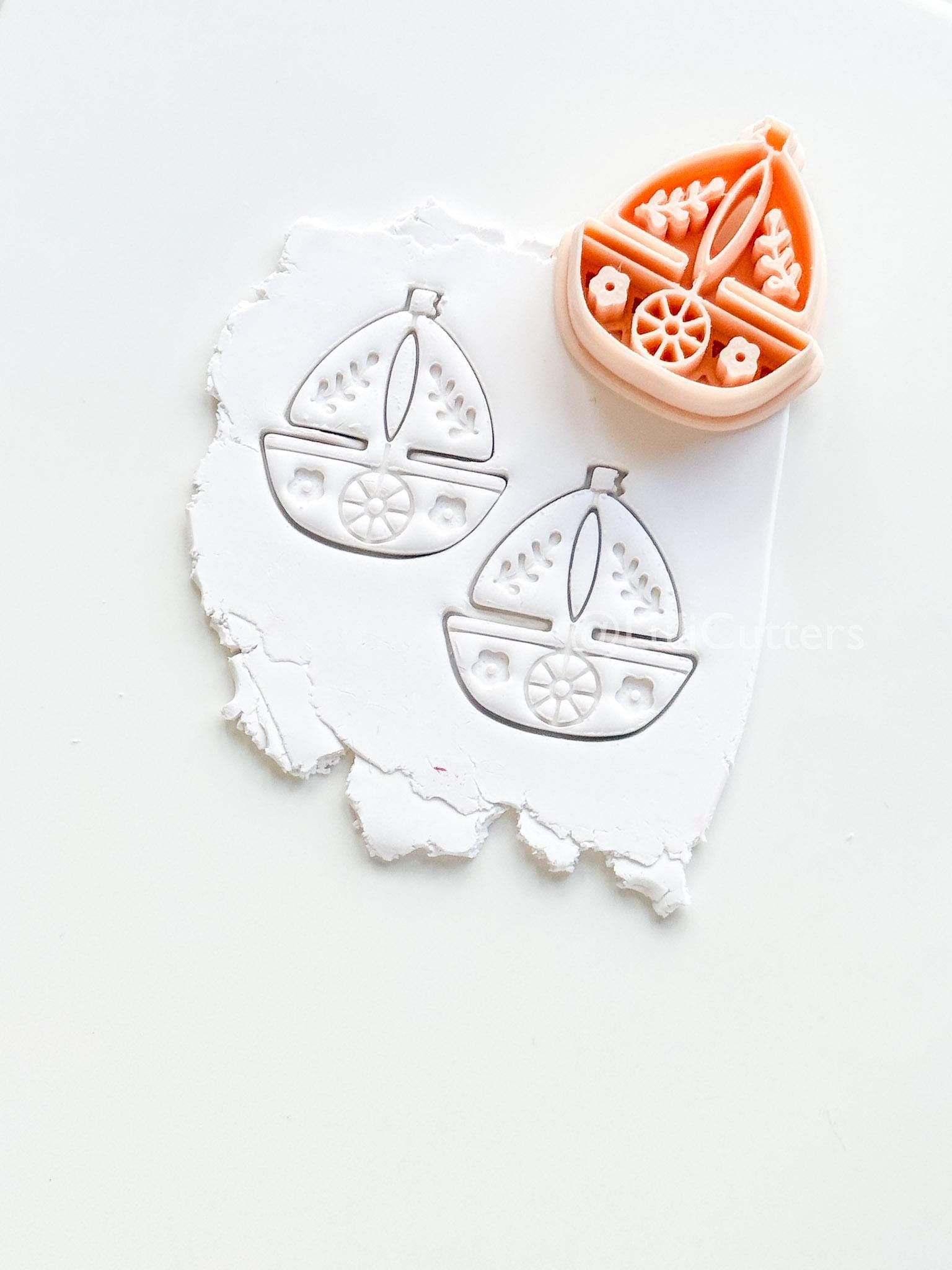Blossom Boat Cutter: Floral Sailboat Design for Polymer Clay
