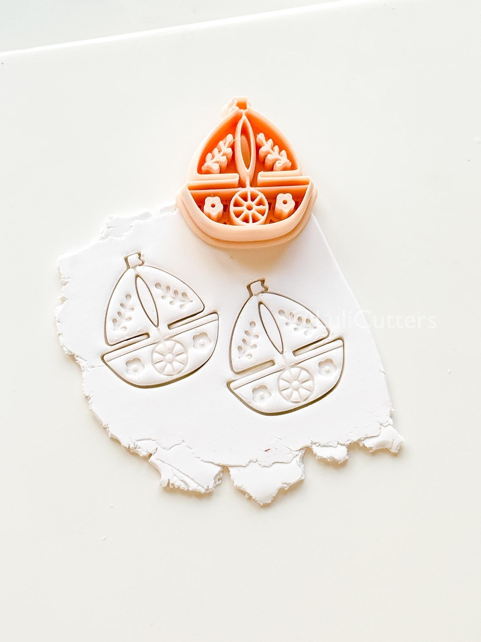 Blossom Boat Cutter: Floral Sailboat Design for Polymer Clay