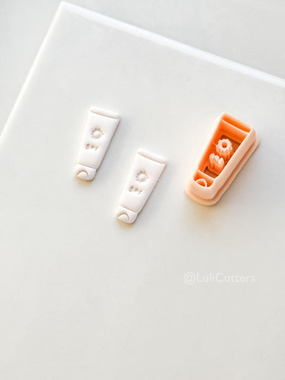 SPF Cutter: Sunscreen Bottle Summer Beach Icon for Polymer Clay
