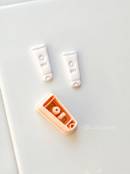 SPF Cutter: Sunscreen Bottle Summer Beach Icon for Polymer Clay
