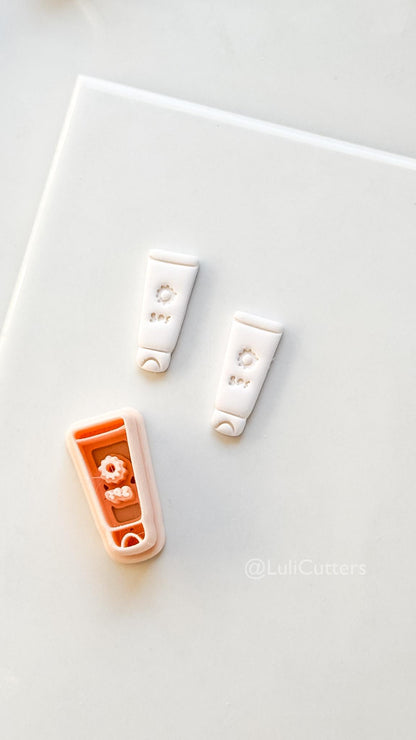 SPF Cutter: Sunscreen Bottle Summer Beach Icon for Polymer Clay