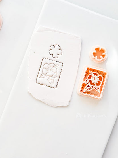 Hibiscus Scalloped Cutter: Detailed Flower & Geometric Shapes for Polymer Clay
