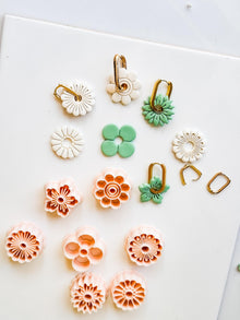 Floral Interchangeable Charm Cutters: Flower Petal Shapes for Polymer Clay