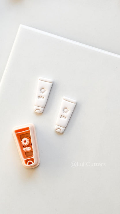 SPF Cutter: Sunscreen Bottle Summer Beach Icon for Polymer Clay