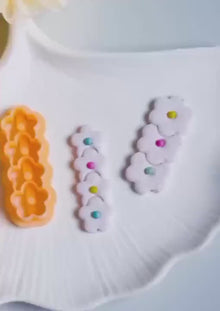 Flower Earring and Hair Clip Clay Cutter Set: DIY Jewelry Accessories