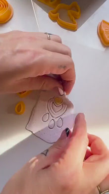 Heart Bezel Earring Cutter Set: Polymer Clay Jewelry Making