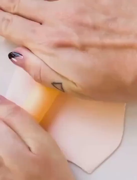 Leather Texture Roller: Polymer Clay Embossing Tool