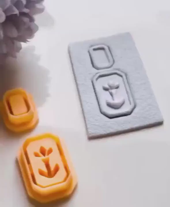 Anchor Clay Cutter: Modern Nautical Earring, Polymer Clay Jewelry