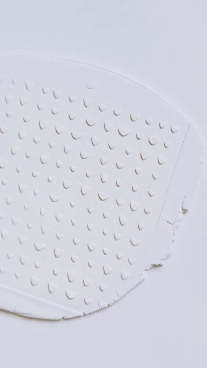 Heartline Diagonal Hearts Stencil for Polymer Clay