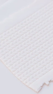 Knit Texture Embossing Roller – Sweater Pattern Polymer Clay Embossing Tool