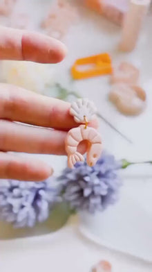 Shrimp and Seashell Polymer Clay Earring Cutters: Sea-Inspired Set