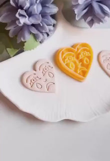 Crying Heart Clay Cutter: Emotional Jewelry Making Tool
