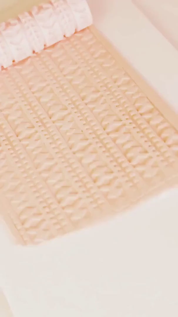 Tribal Pattern Texture Roller  Embossing Tool for Polymer Clay Jewelry and Crafts