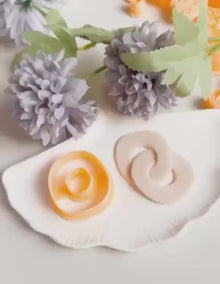 Organic Hoop Polymer Clay Cutter: Modern Earring Jewelry Tool