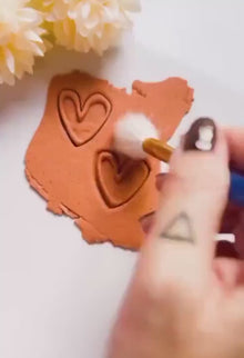 Stamped Heart Clay Cutter: Polymer Clay Jewelry Supplies