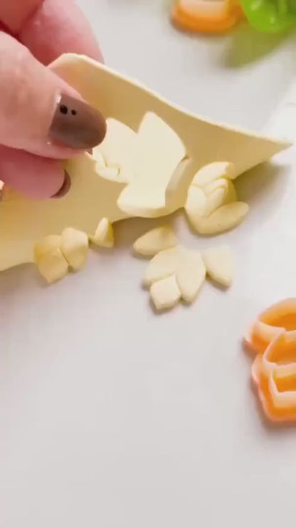 Tulip Polymer Clay Cutter Set: Botanical Jewelry & Craft Tools