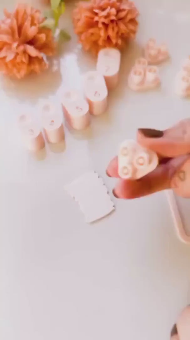 Polymer Clay Earring Post Embedder Tool  Backing Discs & Post Embedding Set