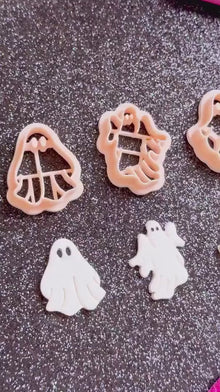 Ghost Clay Cutter Set: Halloween Earring Designs, Polymer Clay Tool