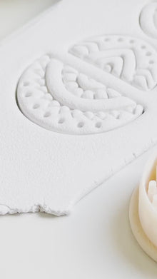 Savanna Half Moon Clay Cutter Set: Tribal Crescent Polymer Clay Tools