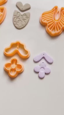 Flower and Leaf Polymer Clay Cutter  Cute Shapes for Earrings, Jewelry, Crafts