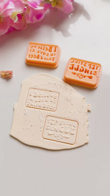 Love+Beer Stamp Mold