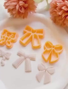 Heart Bow Polymer Clay Cutter: Earring Making Tool