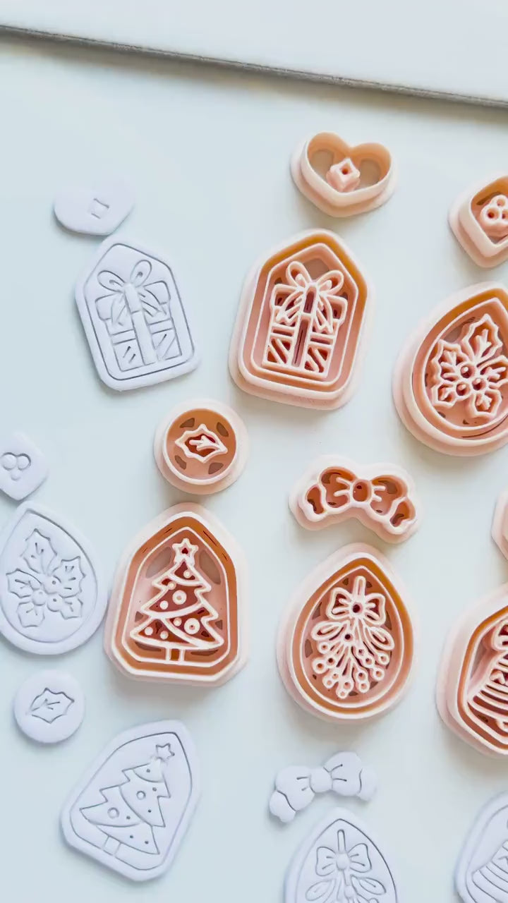 Merry Darlings Christmas Clay Cutters: Holiday Shapes for Polymer Clay