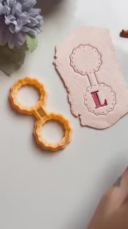 Stitch Effect Clay Cutter Set: Keychain & Bag Charm Maker