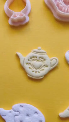 Teapot Heart Polymer Clay Cutter: Jewelry, Fondant & Craft Projects