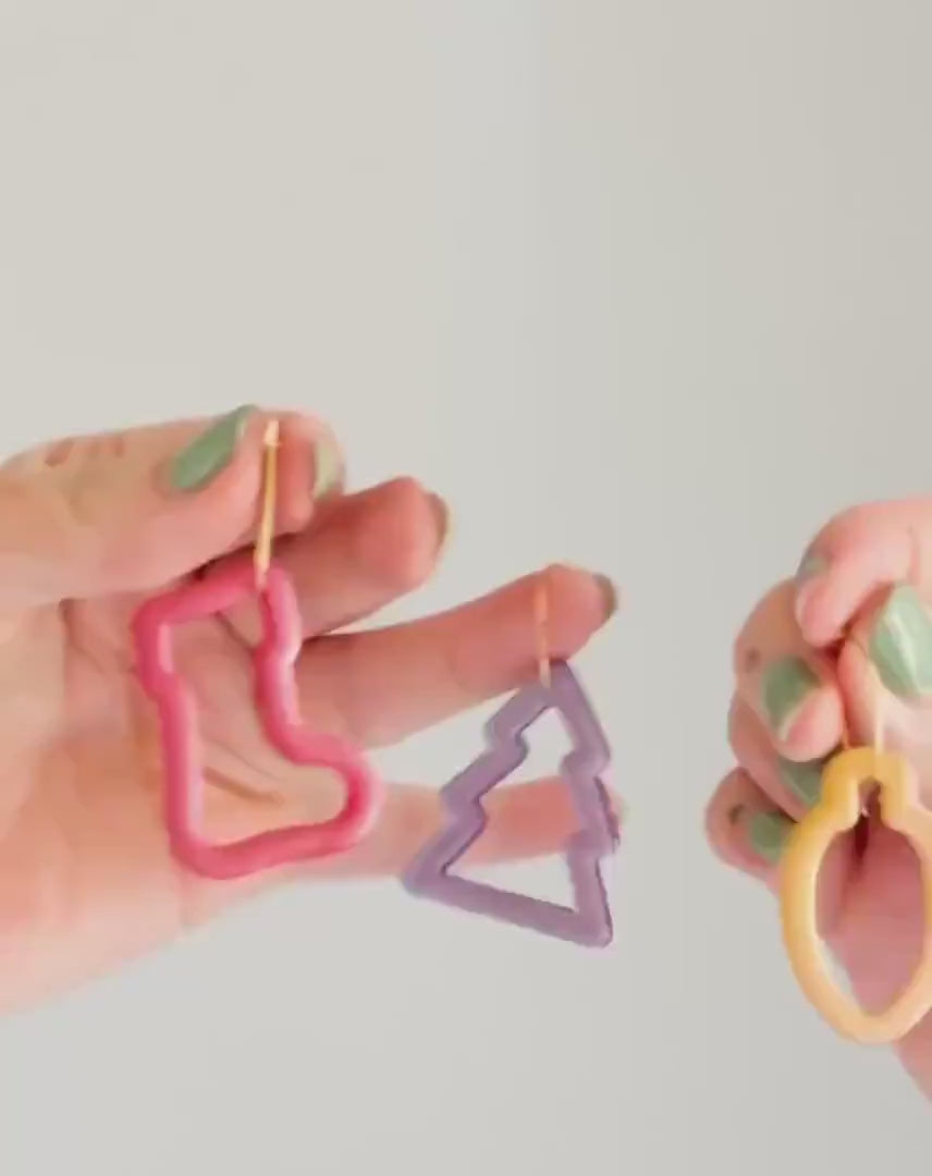 Christmas Clay Cutters: Polymer Clay Jewelry Tools